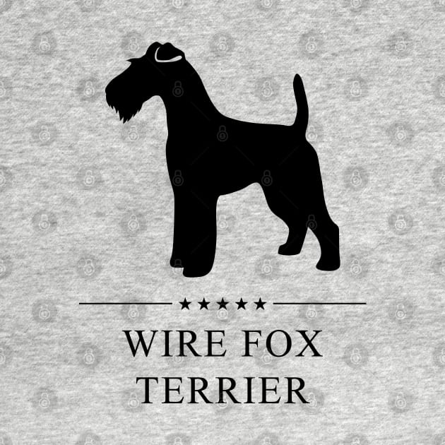 Wire Fox Terrier Black Silhouette by millersye